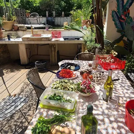Jardins D'ailleurs Avec Piscine Et Terrasse * Nîmes